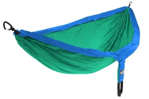 ENO Eagles Nest Outfitters - DoubleNest Hammock, Portable Hammock for Two, Royal/Emerald (FFP)