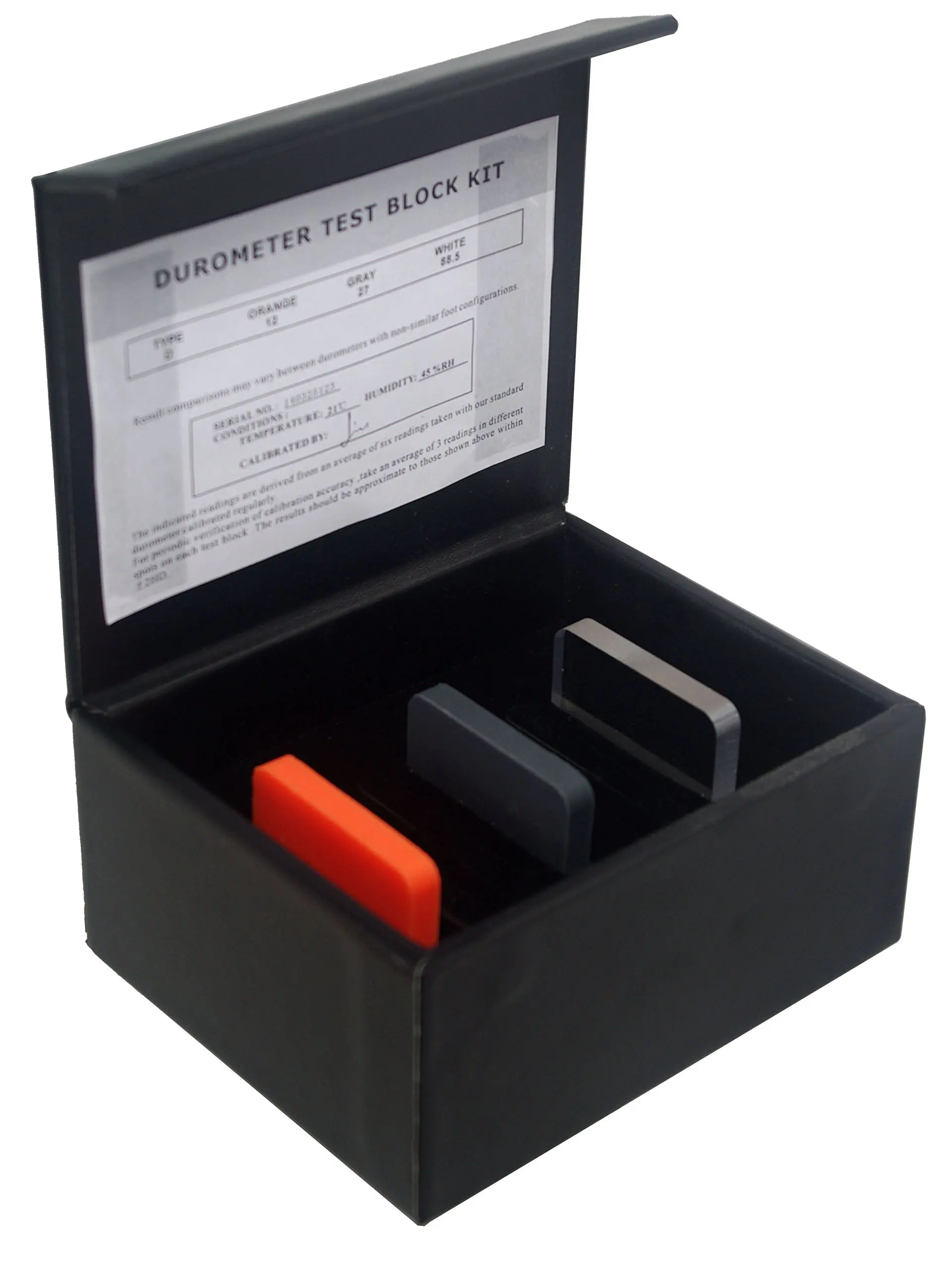 CNYST Hardness Test Block Kit for Durometer D Type Block Kits with 3 Color