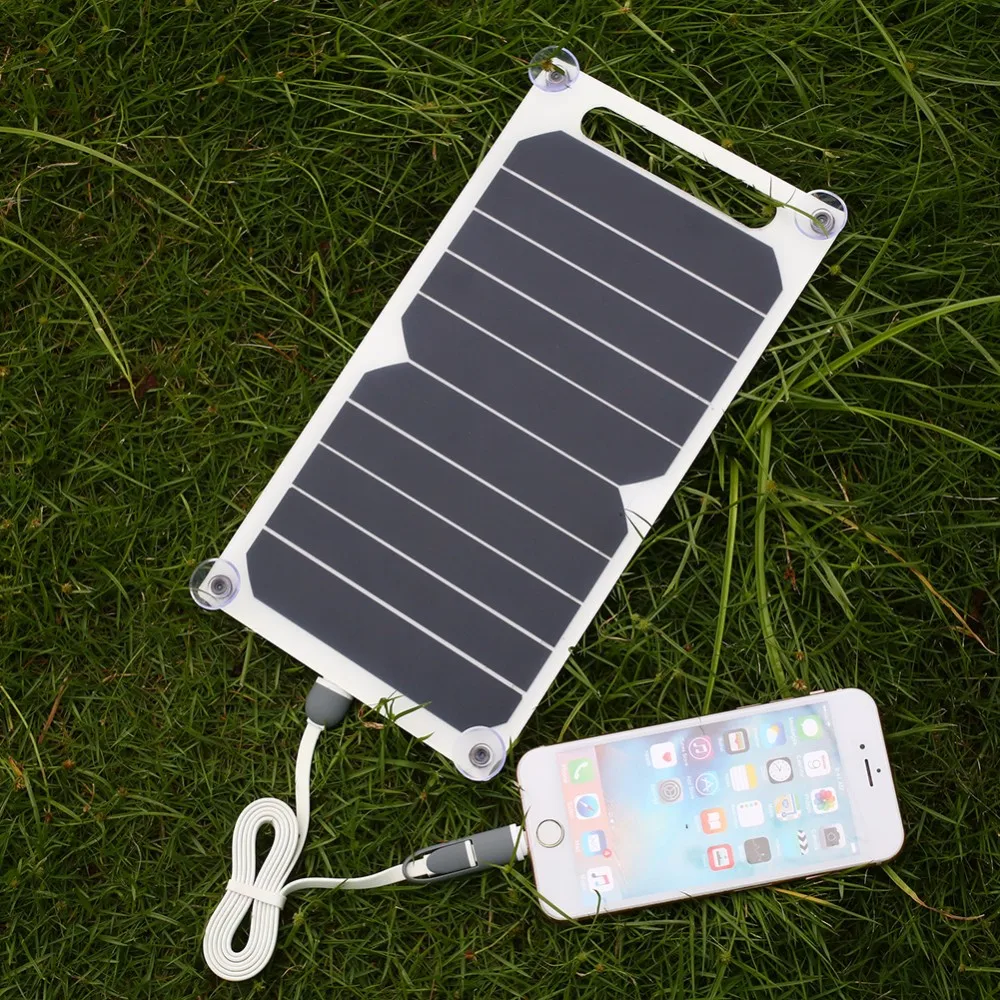 High Efficiency Flexible Portable Solar Panel 5w 5v Mini Solar Panel Usb Flexible For Mobile