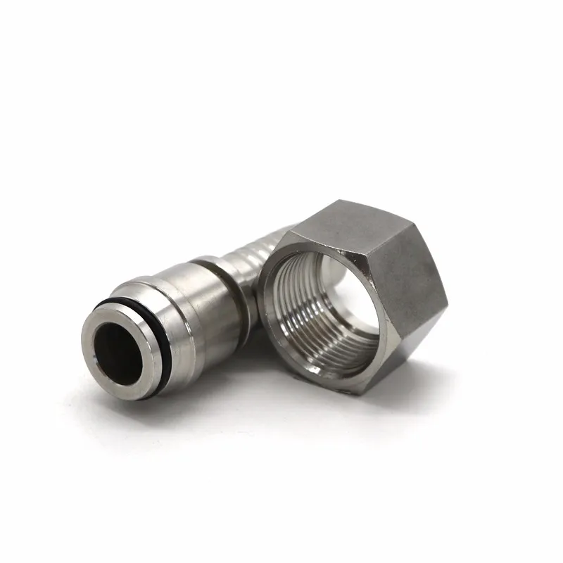 Metric Hydraulic Crimp Hose Fitting With Oring Carbon Steel Material