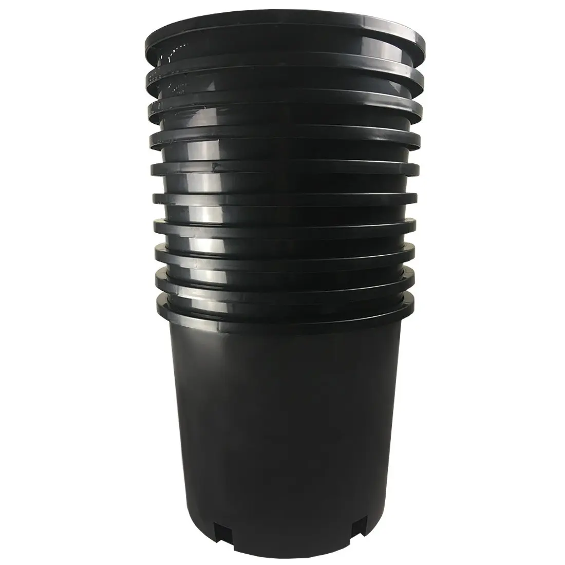 15 Gallon Plastic Pots Find Deals On Get Quotations Calipots 10 Pack 5 Gallon Premium Black Plastic Nursery Plant Container Garden Planter Pots