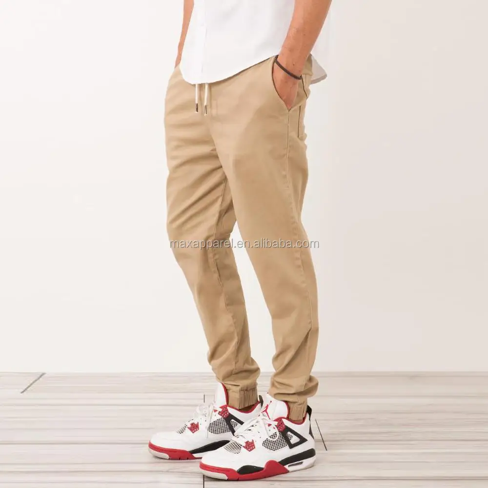 khaki jogger pants mens