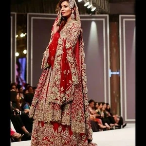 pakistani red bridal dresses 2019, OFF 
