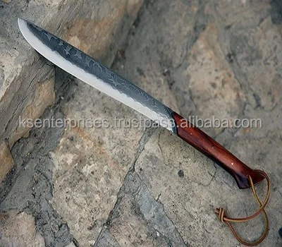 
Handmade Carbon steel Hunting Machete Knife 