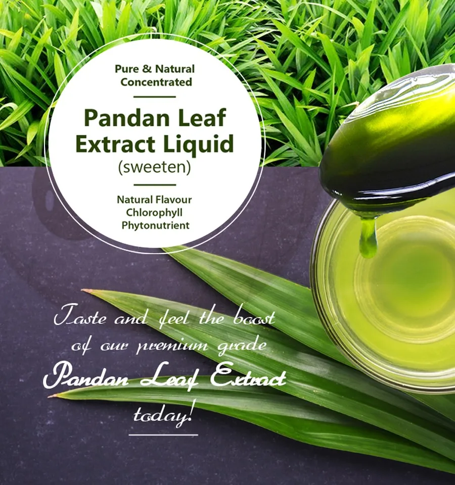 Natural Pandan Leaf Liquid/flavours/essences/halal/chlorophyll