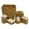 Durable Luxury Baby Friendly Cheap Bathroom Set 6 Pieces For Towels And Bath Storage