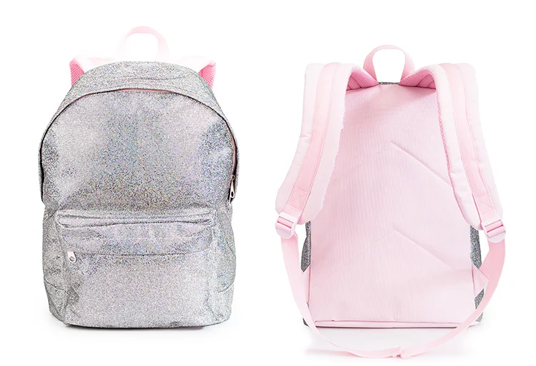 glitter school bag