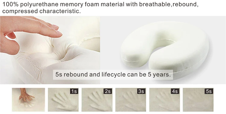 Newest Design Contour Memory Foam Neck Travel Pillow Buy Neck