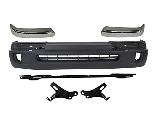 DAT 98-00 TOYOTA TACOMA WITH PRERUNNER BLACK FRONT BUMPER BRACKET LEFT DRIVER SIDE TO1042104 DAT AUTO PARTS