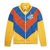 OEM custom new fashion embroidered outdoor nylon soft shell Colour Block track Jacket