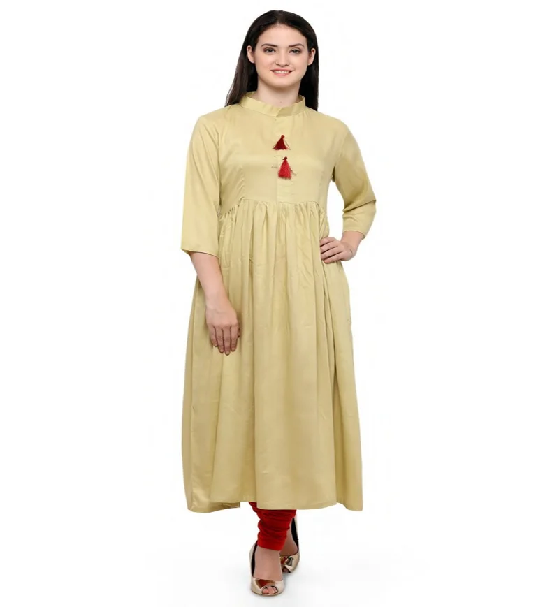 high neck kurti