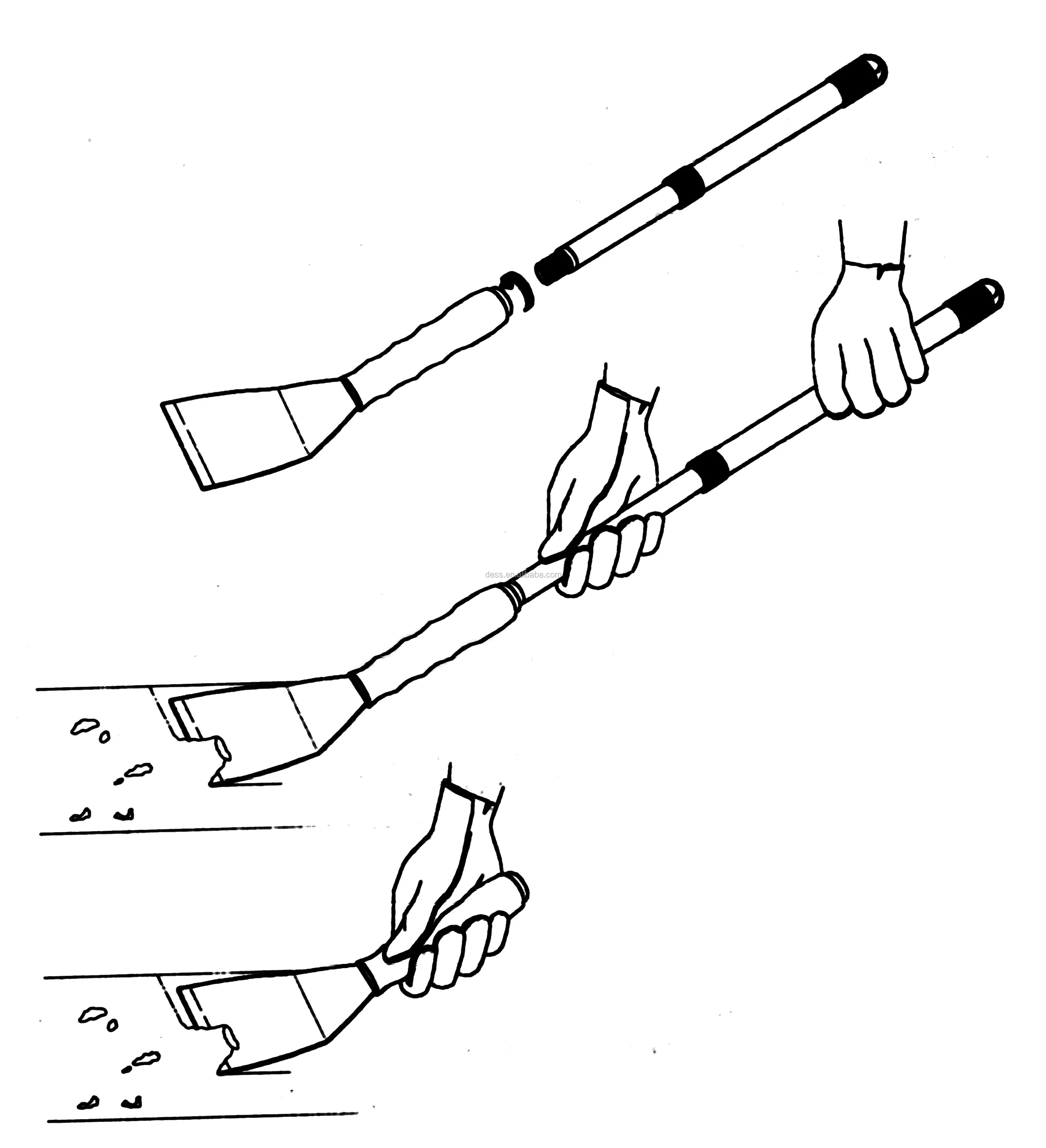 High Standard Extension Pole Paint Scraper Buy Paint Scraper,Scrpaer