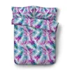 Pretty Boho Tropical Leaves 3d bed set