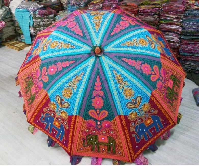 Decorative Umbrellas In Ethnic Indian Fabrics Buy Decorative Umbrella
