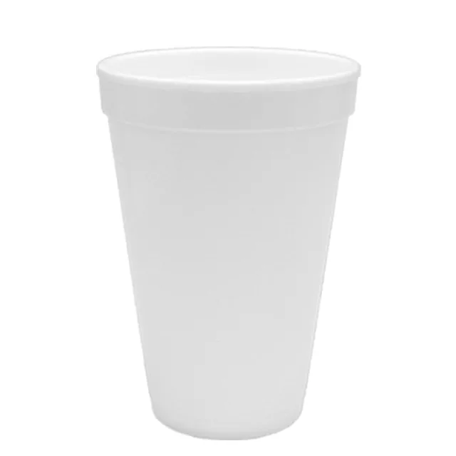 16oz Megafoam White Expanded Polystyrene Foam Cup For Disposable ...