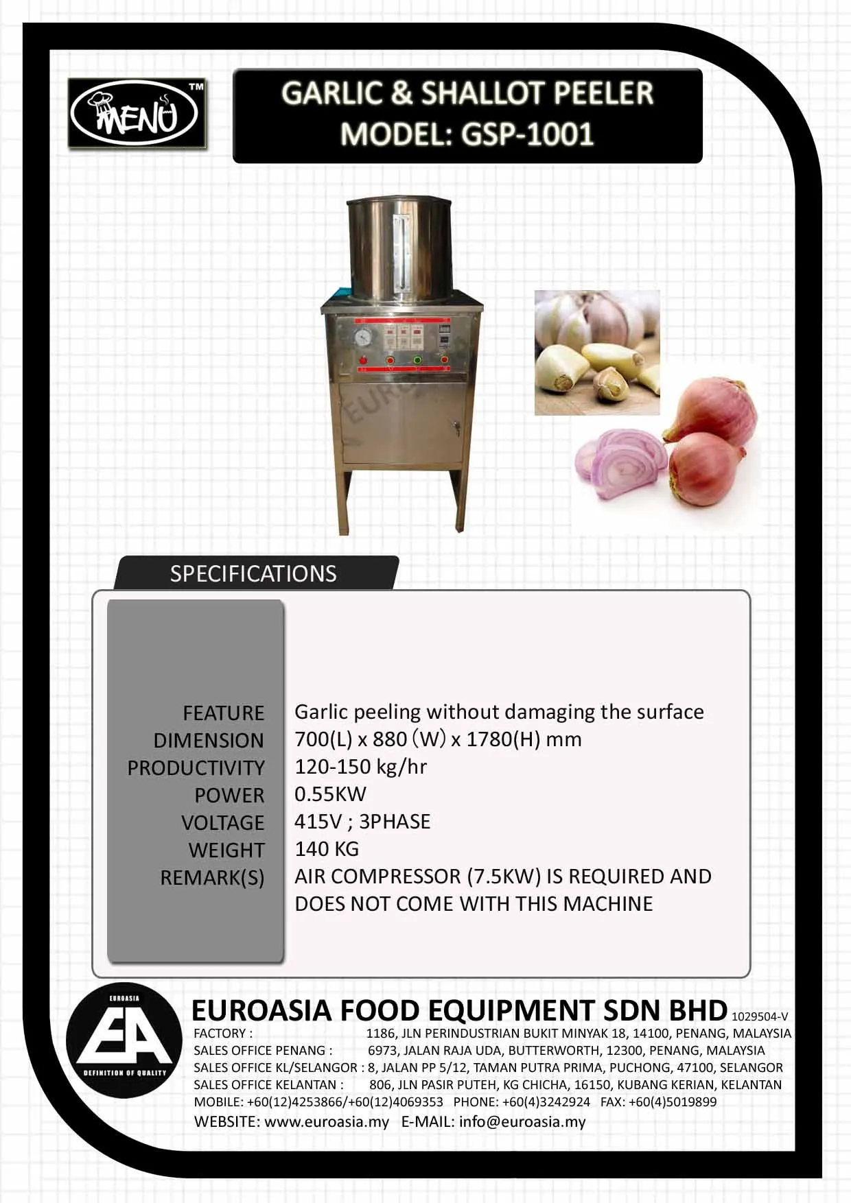 vegetable - garlic & shallot peeler