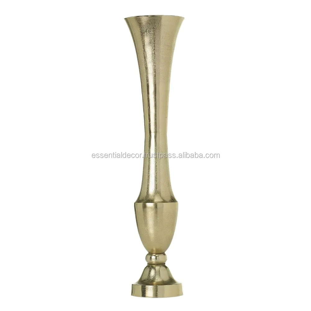 Aluminum Embossed Flower Vase For Home Decoration Outdoor And Indoor