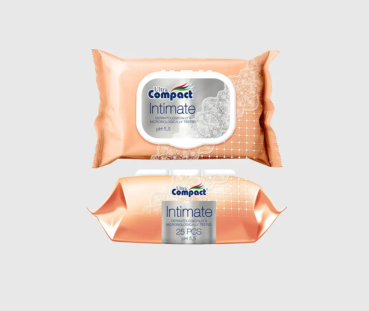 Feminine Hygiene Wipes, Intimate Wipes For Women, Personal Care, Wipes Natural, Intimate Wipes, Fresh Wipes For Women, 25 Wipes Per Pack, Re-Sealable Packs, Set Of 3 Packs