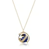 Fashion New Jewelry Earth Drip Love Blue Planet Pendant Necklace Gift Accessories
