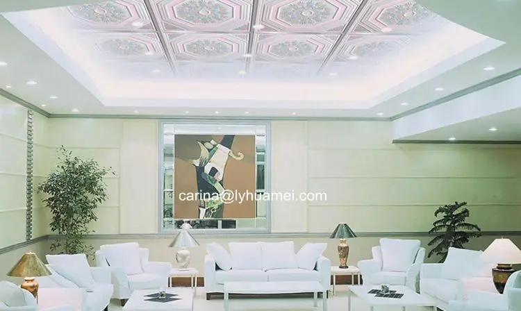 600x600 Calcium Silicate Board Gypsum Board Ceiling Design