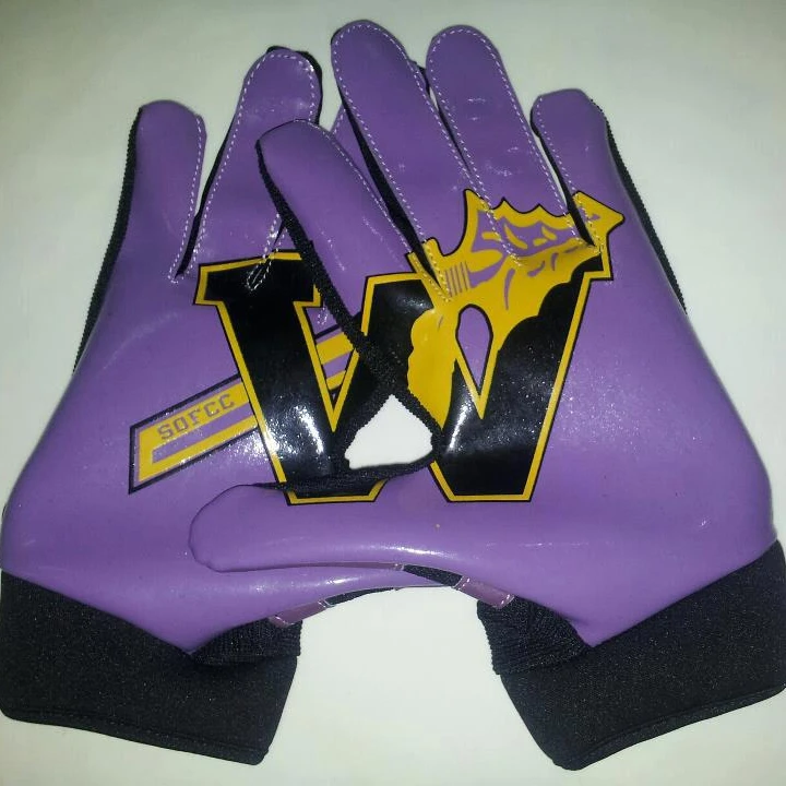 American Football Receiving Gloves With Usa Flag Printed Buy