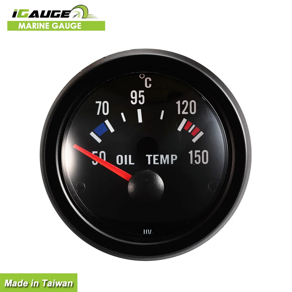 52mm Waterproof Marine Electrical Oil Temp Gauge Buy Marine Oil