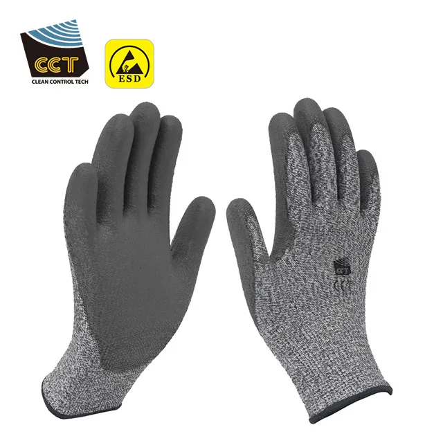 HandMax  PowerCut 5 stainless steel Butchery Cut resistant Gloves White