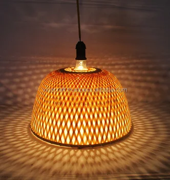 Bamboo ceiling lamp