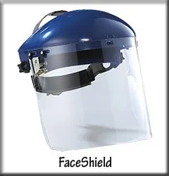 Industrial Supplies Polycarbonate Screen Hard Hat Face Shield -1