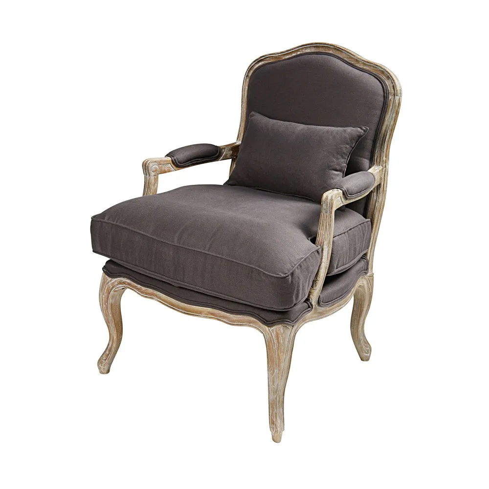 Djelfa Antique French Style Solid Wood Bedroom Chairs Furniture Set