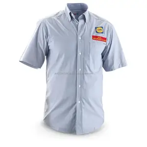 Uniforms men's light blue work shirt Uniforms men's light blue work shirt