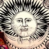 Black and White Sun and Moon Pattern Print 100% cotton Wall Hanging for Bedroom Living Room Dorm