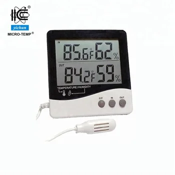 temperature humidity meter with probe