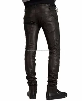 mens leather sweatpants