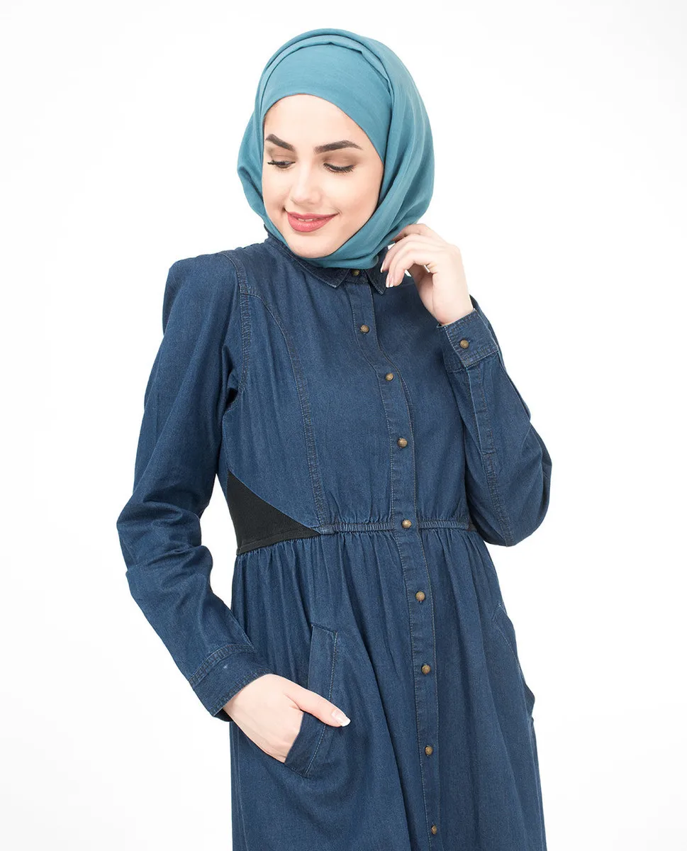 Women Islamic Dress Denim Abaya - Buy Islamic Wholesale Abaya,Islamic ...