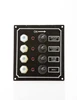 LED 4-Switch Panel w/Breakers and Booted Toggles