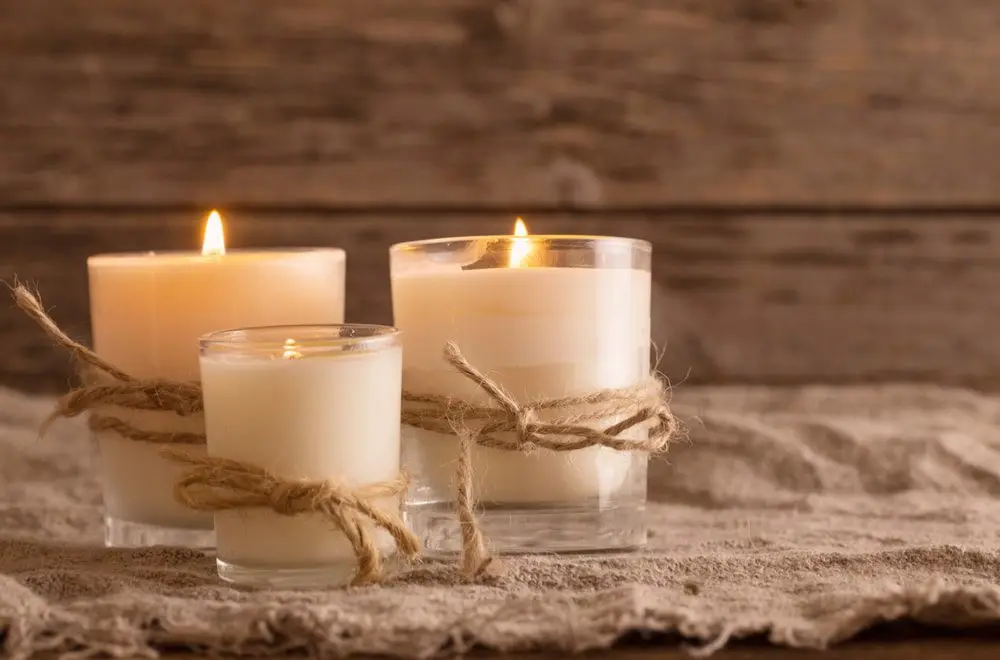 aromatic ivory pillar color change flameless led wax candles for