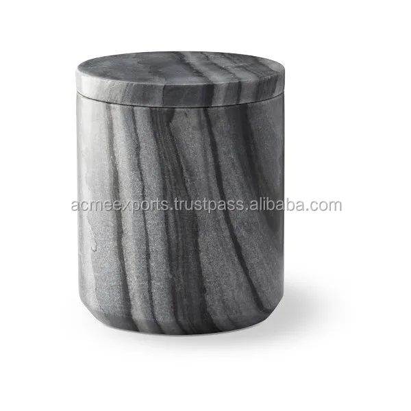 marble tea and coffee canisters