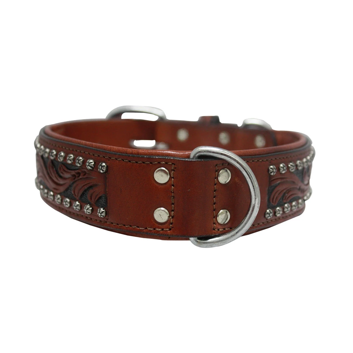 Studded Artwork Leather Dog Collars Buy Studded Artwork Leather Dog