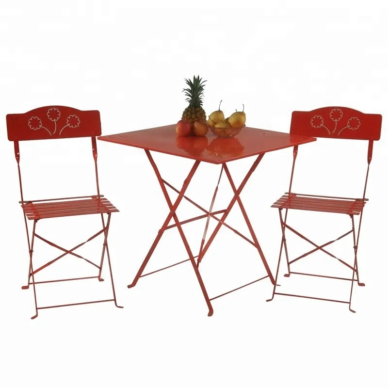 folding table and chairs set