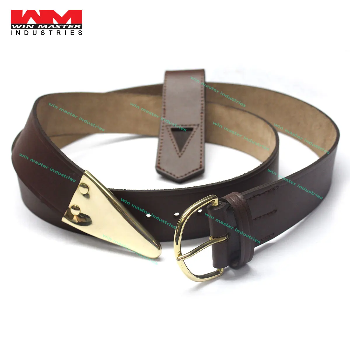 Masonic Reversible Belt with two Buckles