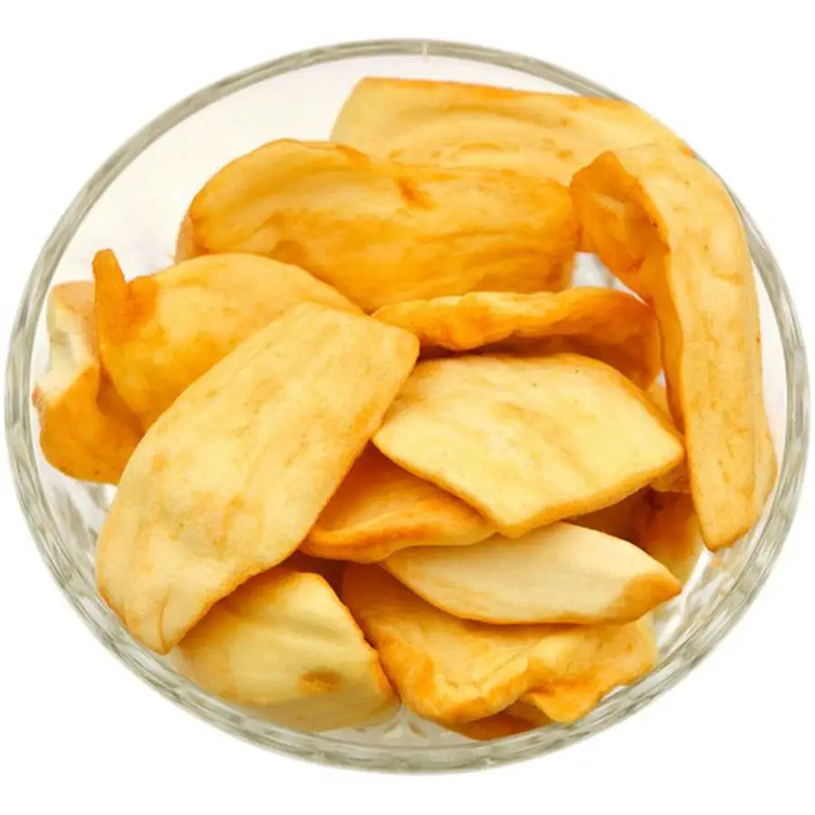 Dried jackfruit, crispy dried jackfruit chips, delicious taste