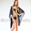 Most Low Price Sexy Short beachwear elegant sexy and seductive embellished front open kaftans cover up for women