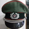 WW2-WWII-GERMAN-M36-HATS-OFFICER-WOOL-CAP-WITH-CHIN MANUFACTURE