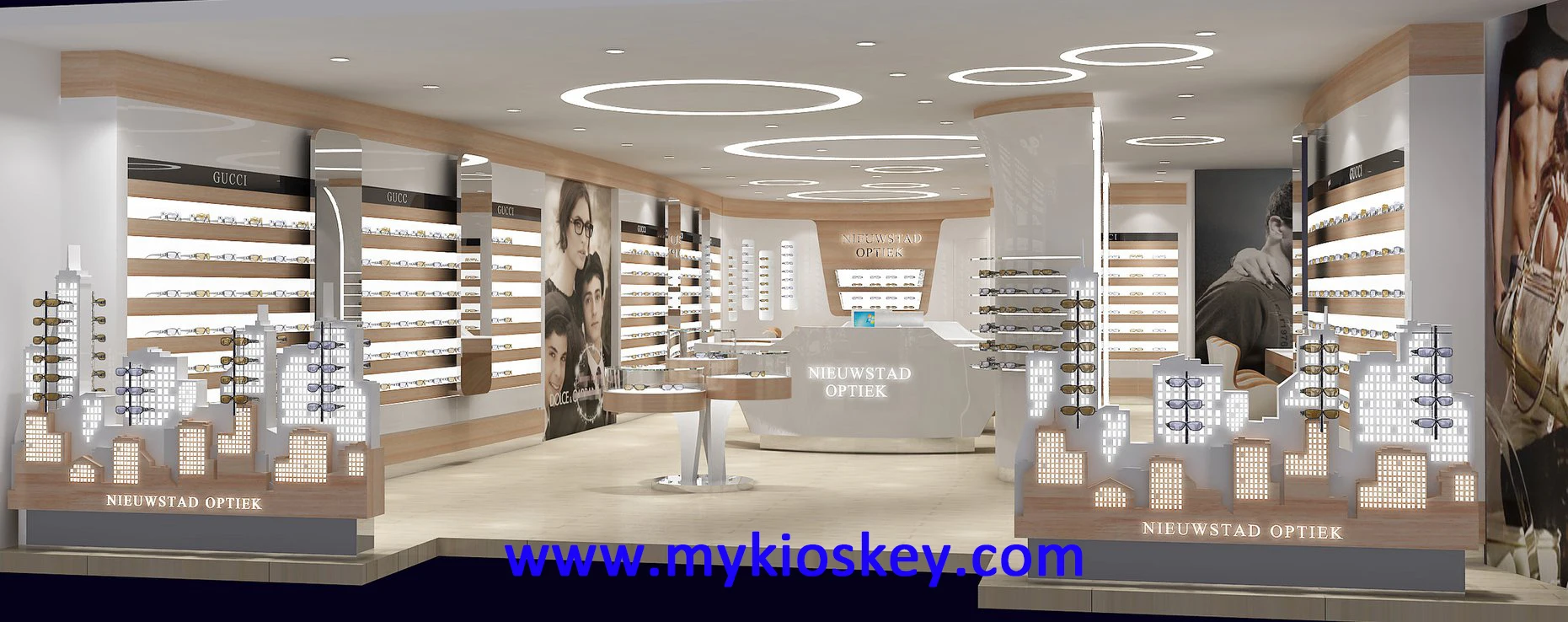Retail Optical Shop Display Shop Display Showcase For