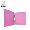 Color 2 ring plastic refillable clip file folder