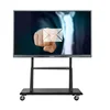 65 Inch 4K LCD Display Interactive Touch Panel with Dual System Switching and Wireless Share All in One Multi Touch Monitor
