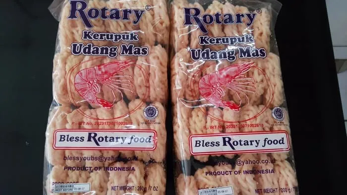 the delicious rotary prawn crackers mas (prawn crackers)
