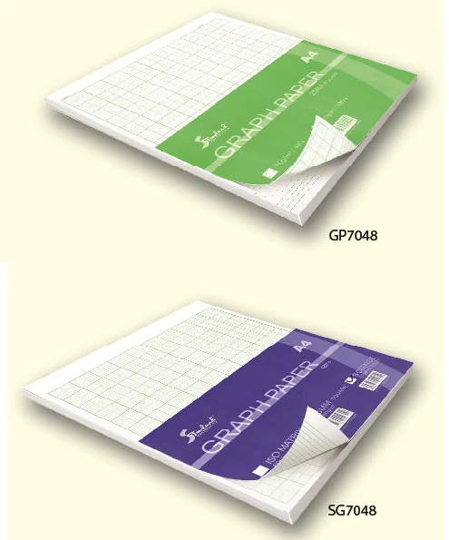 a4 size 70gsm 48 sheets 480 sheets malaysia made loose refill a4 size graph paper