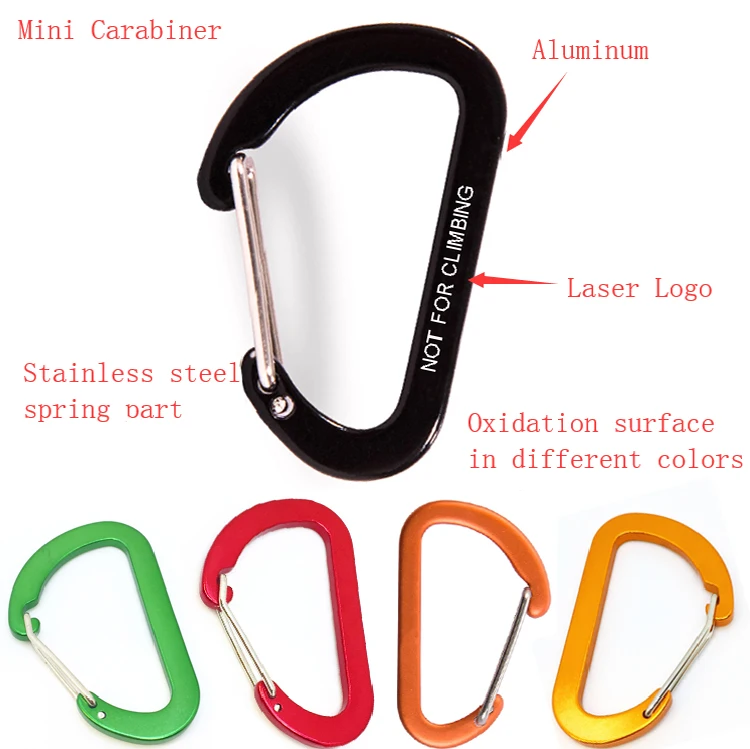 Aluminum Flat D Ring Mini Snap Hook For Key Chain Buy Aluminum D Ring